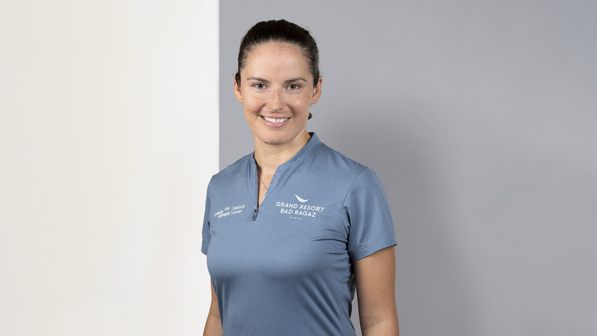 Portrait von Denise Grabherr, Assistant Head of Physiotherapy bei Tamina Health