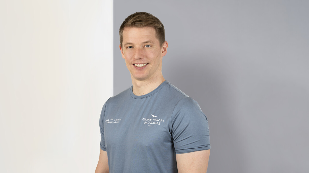 Portrait von Niklaus Schmidt, Head of Physiotherapy bei Tamina Health