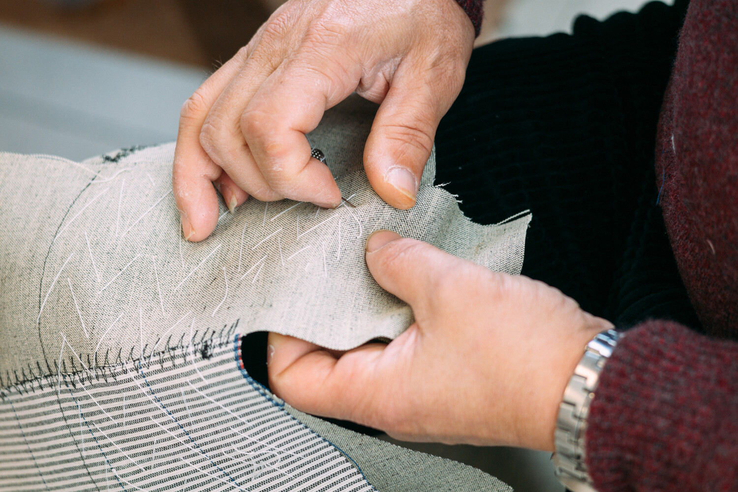 Hier wird alles von Hand gefertigt.