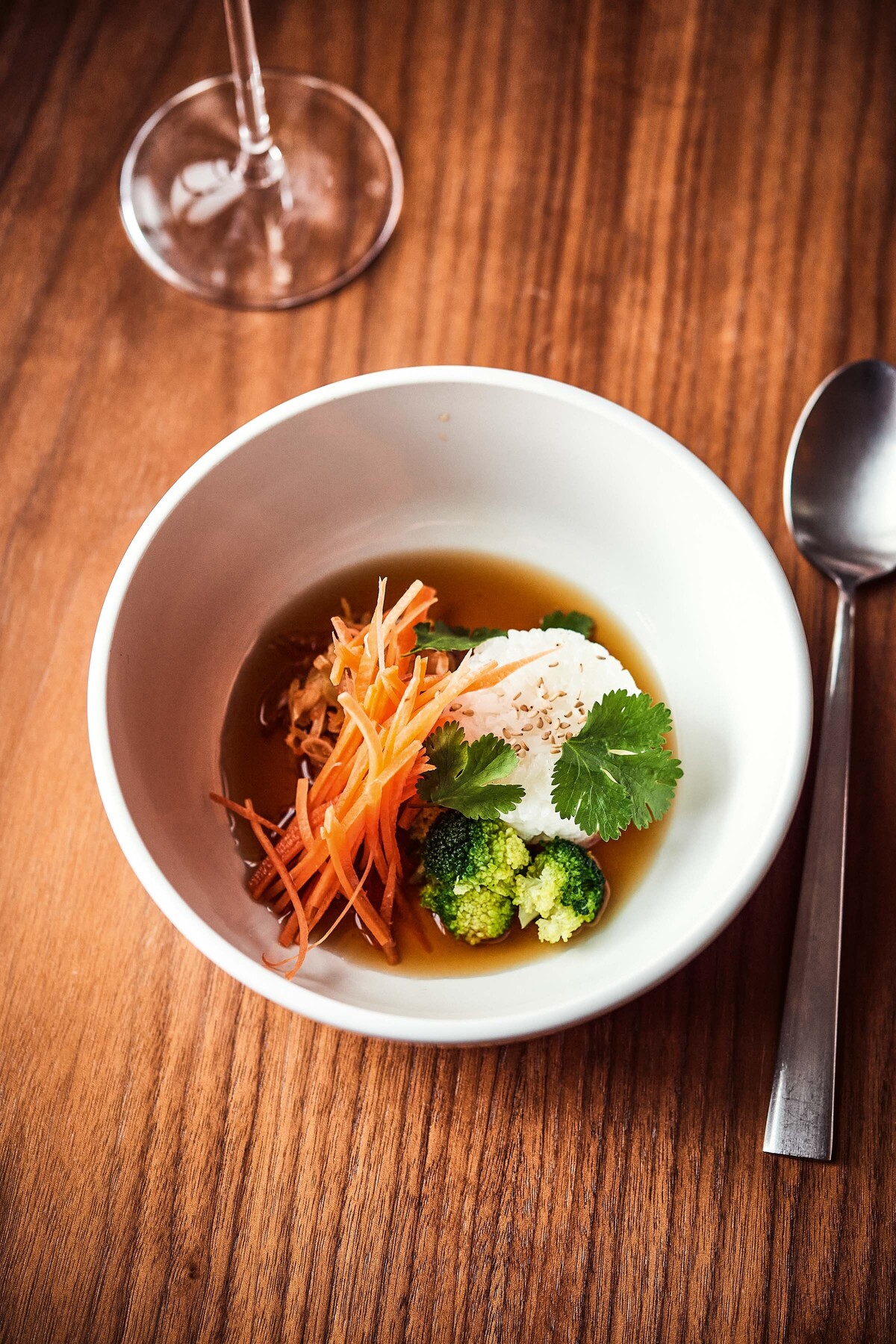 Blick auf ein veganes Gericht aus dem verve by sven.